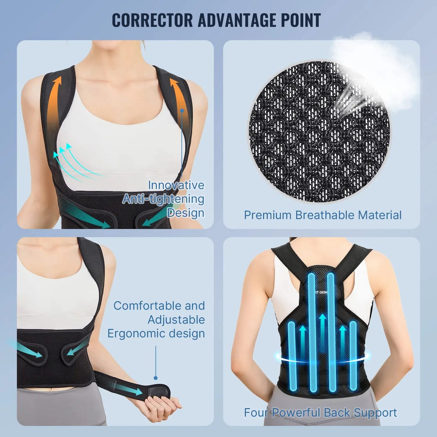 Ultimate Posture Corrector – Relieve Back Pain & Instantly Boost Confidence