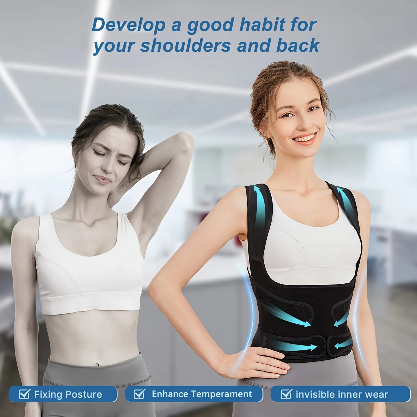 Ultimate Posture Corrector – Relieve Back Pain & Instantly Boost Confidence